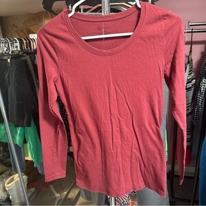 No Boundaries Women's Berry Long Sleeve Tee